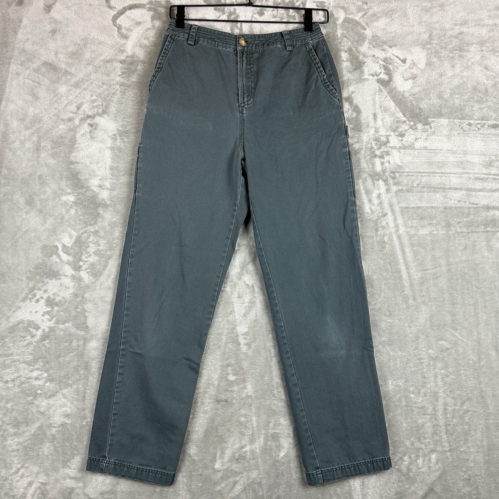 O'Neill Carpenter Pants Women's 26 Gray Green/Blue 100% Cotton